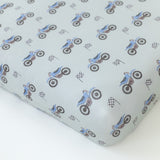 Let's Ride Crib Sheet