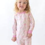 Bows and Mistletoes Two-Piece Pajamas