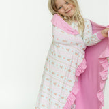 Bear-y Cute Ruffle Blanket PREORDER