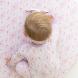 Ballet Blossoms Crib Sheet