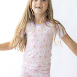 Ballet Blossoms Short Sleeve Set