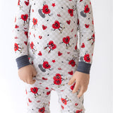 Skater Hearts Two-Piece Pajamas