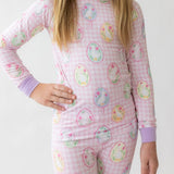 Hop To It Pink Two-Piece Pajamas