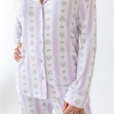 Lavender Stripe Women's PJ Set