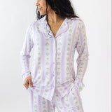 Lavender Stripe Women's PJ Set