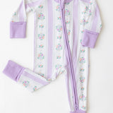 Lavender Stripe Zippy