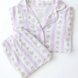 Lavender Stripe Women's PJ Set