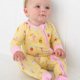 Ice Cream Dreams Yellow Zippy