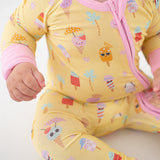 Ice Cream Dreams Yellow Zippy