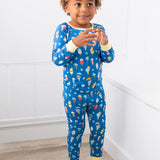 Ice Cream Dreams Blue Two-Piece Pajamas