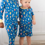 Ice Cream Dreams Blue Short Sleeve Sets
