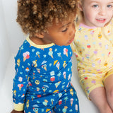 Ice Cream Dreams Blue Two-Piece Pajamas