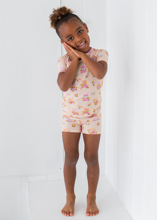 Flower Market Short Sleeve Set