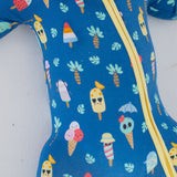 Ice Cream Dreams Blue Zippy