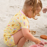 Ice Cream Dreams Yellow Short Sleeve Sets