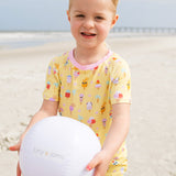 Ice Cream Dreams Yellow Short Sleeve Sets