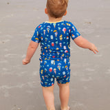 Ice Cream Dreams Blue Short Sleeve Sets