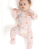 Pink Snowmen Zippy