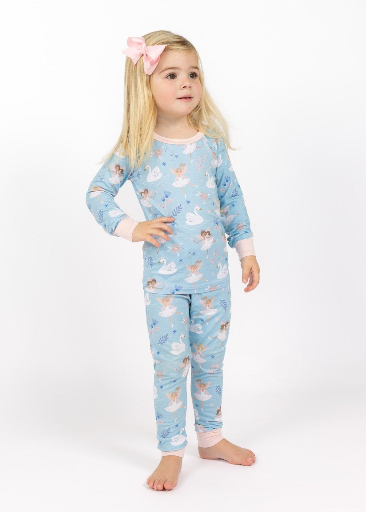 Swan Princess Two-Piece Pajamas