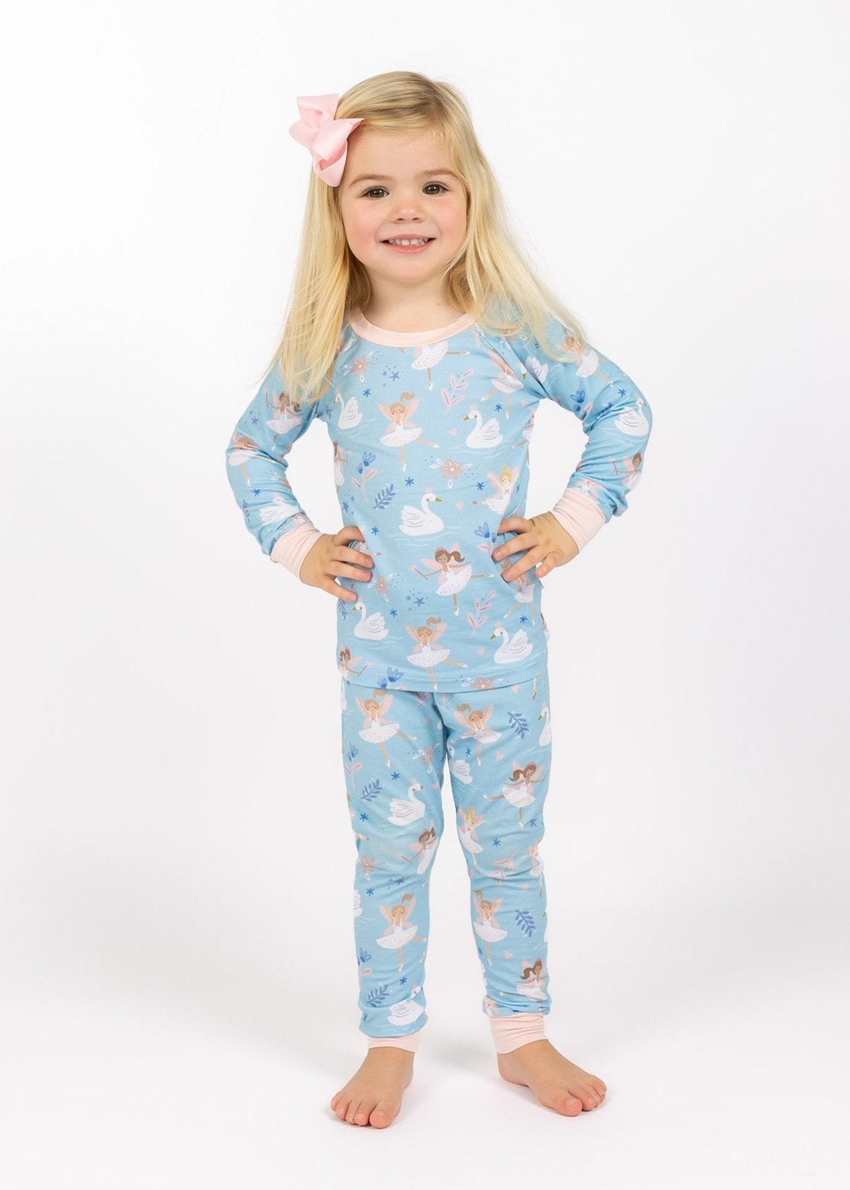 Swan Princess Two-Piece Pajamas