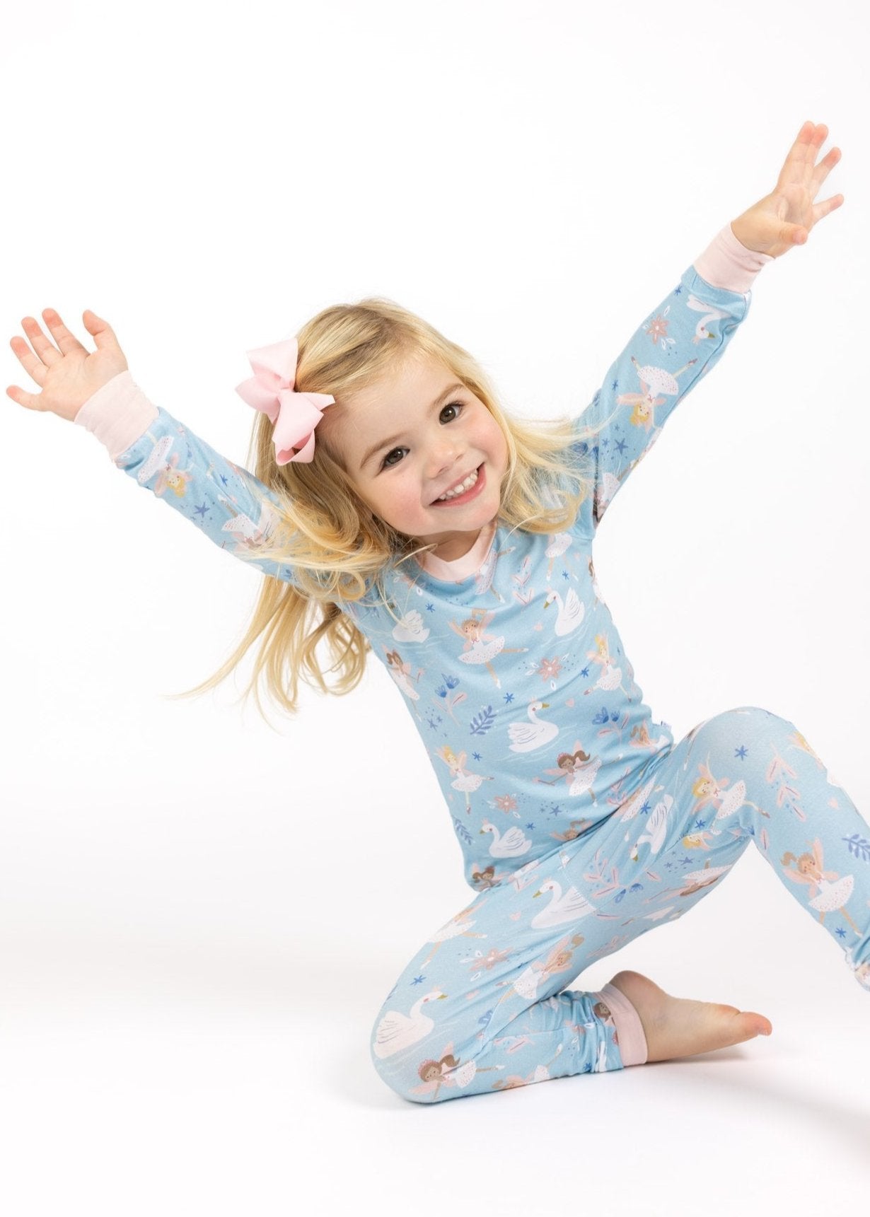 Swan Princess Two-Piece Pajamas