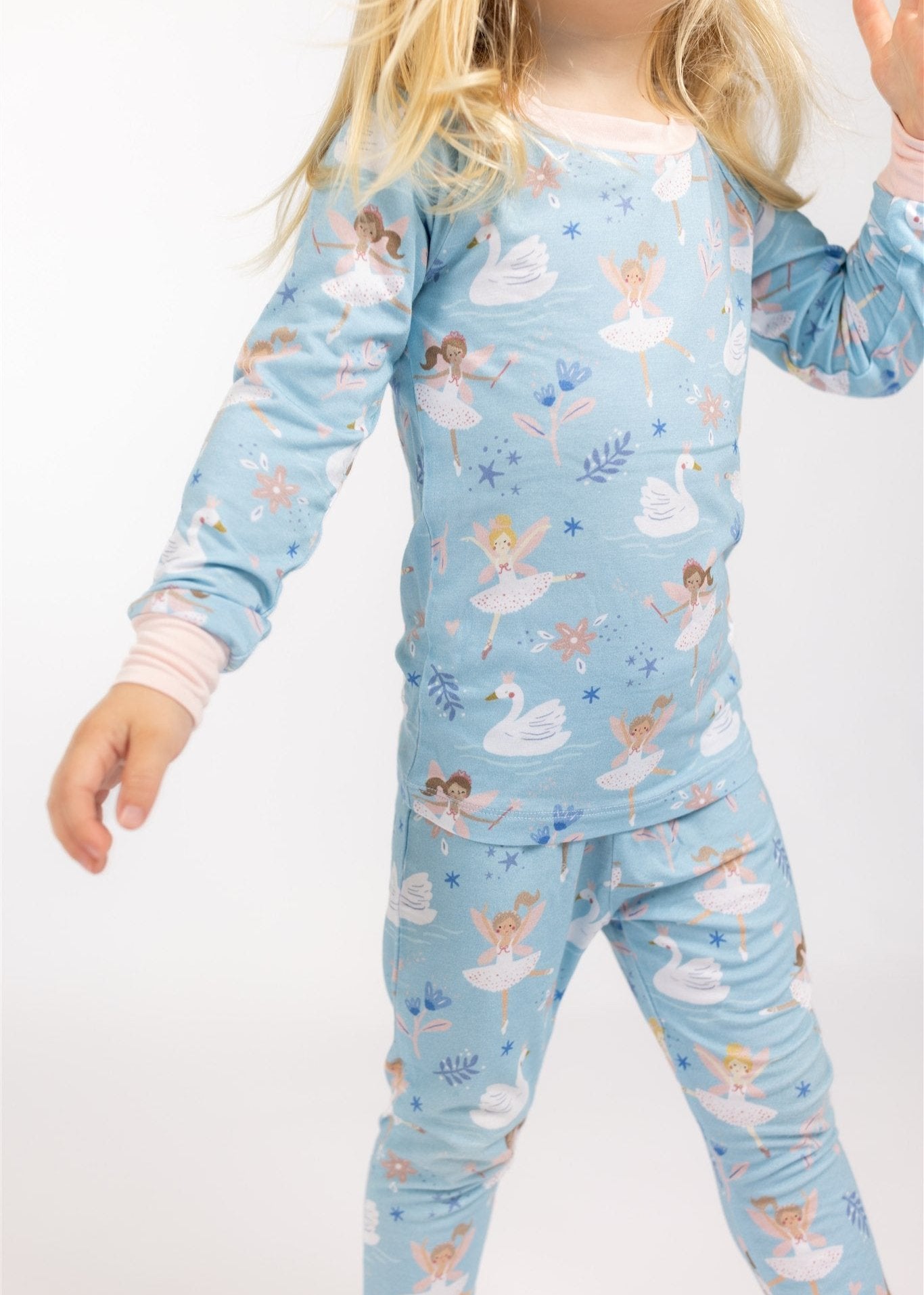 Swan Princess Two-Piece Pajamas